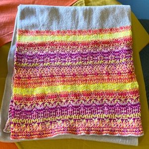 NWOT Fair Isle Scarf by Candance Cameron Bure